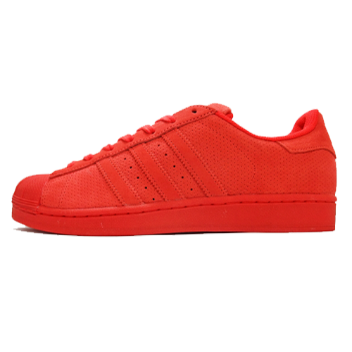 adidas super star red